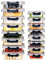 IUGHN 16-Pack Glass Food Storage Containers, Meal Prep Containers Glass with Snap Lock Lids, Reusable Glass Lunch Box with Lid, Leakproof Glass Containers, Microwave, Oven & Dishwasher Safe