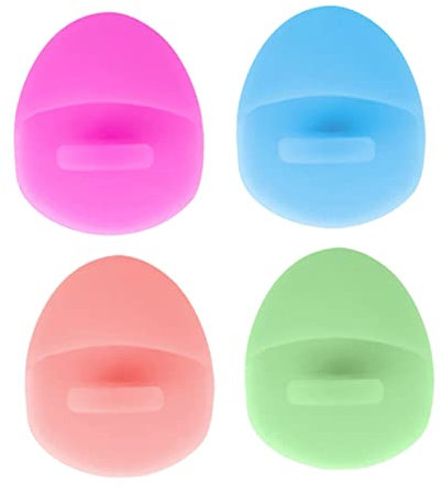Baluue 2piezas Masaje Facial Cepillo De Silicona Herramienta De Limpieza Para Cara y Eliminación De Maquillaje