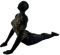 Statuen aus Kunstharz, Yoga-Pose-Skulpturen, Kunstwerke, Kunsthandwerk, sammelbare dekorative Skulpturen, interessante Schreibtisch-Ornamente BüRogadgets FüR Den Schreibtisch (C, 10cm)