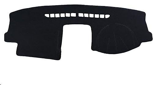 JiAYuF para V-W Golf 5 MK5 2004-2009,Salpicadero Coche Cubierta Tipo Parasol Alfombrilla Antideslizante Accesorios Salpicadero Antide,A-Black Edge