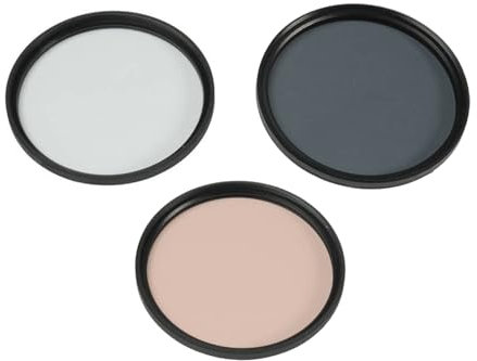 Lot de 3 filtres compatibles avec Panasonic Lumix DMC-FZ38 (UV, CPL et fluorescent) - Adaptateur d'objectif / filtre inclus