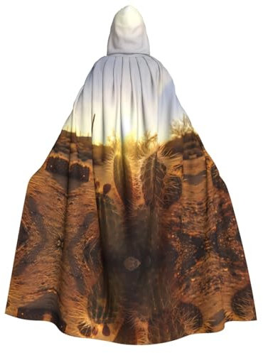 POEZJZW Ball-Kaktus-Kostüm für Erwachsene, mit Kapuze, für Damen und Herren, Halloween-Kostüm, Maskerade, Cosplay, Kostüm, Weihnachten, Party, Robe