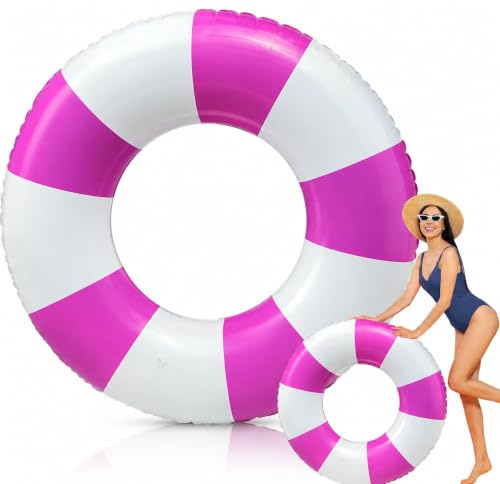 Schwimmreifen Schwimmring, Aufblasbarer Schwimmring, Schwimmreifen groß120cm, Wasserspielzeug für Pool und Strand Party Spielzeug für Kinder und Erwachsene