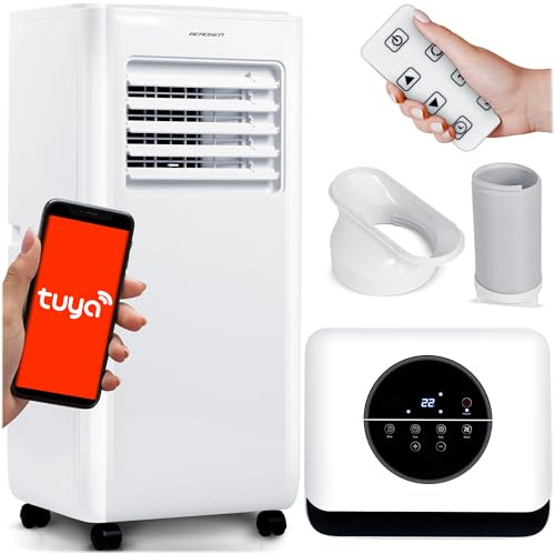 Berdsen Mobiles Klimagerät 5-in-1 10000 BTU - Kühlung, Entfeuchtung, Ventilation, Auto- und Schlafmodus - Tuya Smart App - Energieeffizient