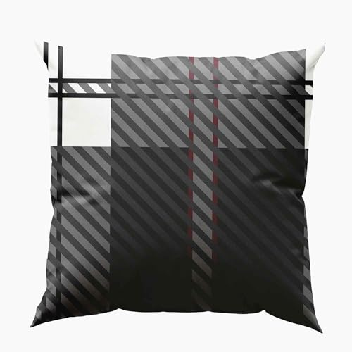 etérea Renforcé Bettwäsche 80x80 cm Kissenbezug Blockberry Grau | 100% Baumwolle Renforcé · sanft-glatt & superweich · ganzjahres-geeignet · 60°C waschbar · MADE IN GREEN by OEKO-TEX