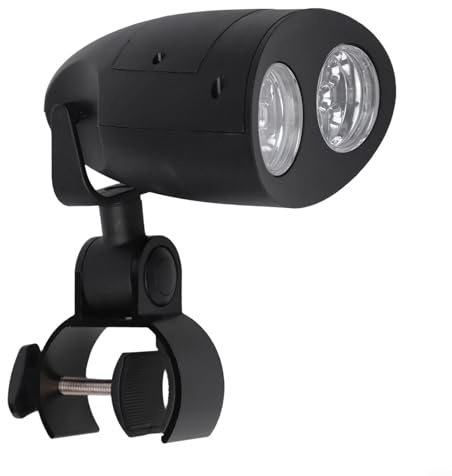 ZiStarlilife Outdoor BBQ Grill Licht Barbecue Lampe 10 LED Super Hell Hitzebeständig ABS Klemmbar Grilllampe 360° Drehung für Camping oder Nachtgrillen