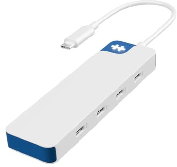Flex 4 Port USB C Hub (blau)