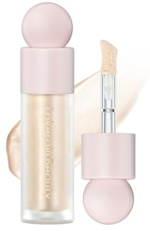 Rare Beauty Highlighter-Puder,Flüssiger Highlighter Für Natürlichen, Cremiger Konturenstift Mit Halo Glow Effekt, Langanhaltendes Glow Make-up Für Gesicht (Outshine)