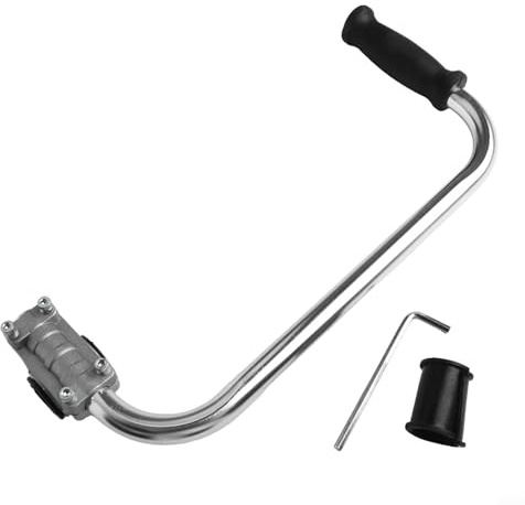 Poignée de rechange en acier inoxydable avec poignée ergonomique pour une utilisation longue durée