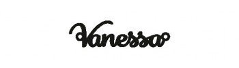 Kinderarmband - Versilbertes Armband mit Namen Vanessa