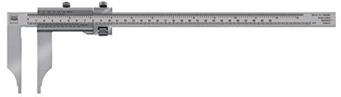 Tesa 00510611 caras de medición Calibre con redondeadas para dimensiones internas, 0 mm/250 mm Rango de medición