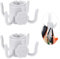 TAGVO Ombrello da Spiaggia Gancio Appeso, 2 Pezzi 4 Poli plastica Gancio Ombrello Appeso Asciugamani/Cappelli/Vestiti/Fotocamera/Occhiali da Sole/Borse-Durevole