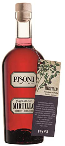 Grappa MIRTILLO 0.70L 40% vol - Pisoni