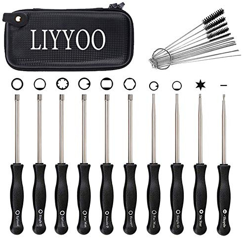 carburetor adjustment screwdriver tools + cleaning brush needle kit for Common 2 Cycle Carburator Small Engine Carburetor Adjusting Tool