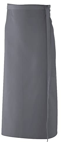 EXNER Vorbinder, Bistro-Schürze, Gastro-Schürze, Küchen-Schuerze, Baumwoll-Mischgewebe, B 100 x H 80 cm, Farbe graphit