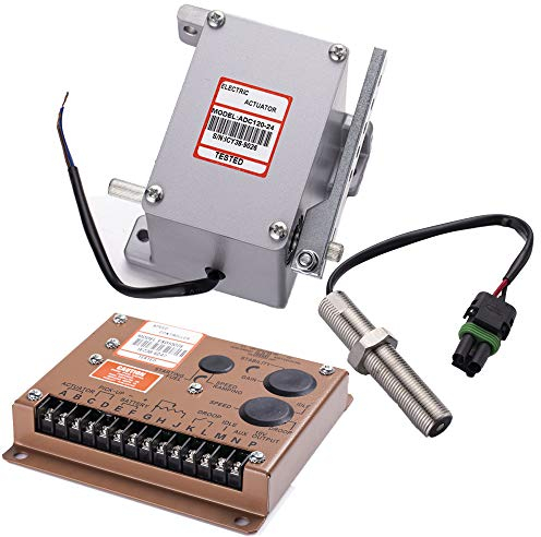 Knowtek ADC120-24V Stellantrieb + Regler ESD5500E + magnetischer Tonabnehmer Sensor MPU 3034572 für Generator 1 Satz Stellantrieb ADC120-24