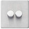 Hamilton Hartland G2 2g 2 Way 100W LED Dimmer Satin Stainless Steel
