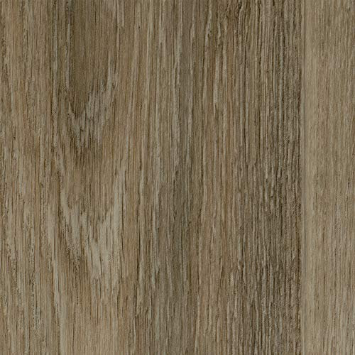 PVC Bodenbelag Meterware in Holzoptik braun CV Belag in Eichenoptik ideal für Wohnzimmer und Schlafzimmer Vinylboden Meterware in 2 3 und 4 m Breite | Variante : 2m x 2m