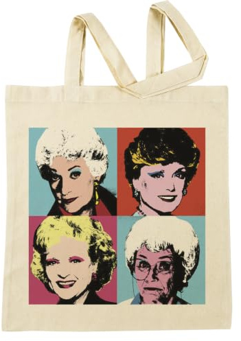 Vendax Goldene Warhol Mädchen - Die Goldenen Mädchen Beige Einkaufstasche Beige Shopping Bag