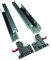 AZERODESIGN -Rieles para Cajones 550 mm -Extracción Total con Freno -Sistema de Cierre Silencioso -3 Sistemas de Regulación -Ideal para Tablero 16 y 19 mm - 50 kg de Resistencia