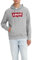 Levi's Standard Graphic Sweatshirt Sudadera con capucha, Logo Two Color Heather Gray, XL Hombre