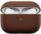 KeyBudz Artisan Leder Schutzhülle für Apple AirPods Pro Case, Etui, Ledertasche Echtleder, Kopfhörer Ohrhörer Zubehör, braun