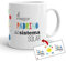 Kembilove Taza el Mejor Padrino del Mundo – Taza con Mensaje El Mejor Padrino del Sistema Solar – Regalo Hermana Original – Regalos Originales para cuñados – Tazas Originales