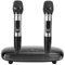 K8 Wireless Portable Karaoke Machine System, mit 2-teiligem Bluetooth-USB-Soundkartenmikrofon, Bluetooth 5.0, Glasfasereingang, USB-Soundkarte, 3,5-Audioeingang, HDMI(schwarz)