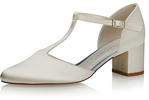 Rainbow Club Brautschuhe Rosita - Damen, Pumps, Ivory - Gr. 39 (UK 6)