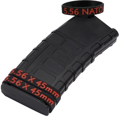Ideagle 5.56 Magazin-Markierungsbänder, 10 Stück, 556 NATO-Magnetbänder, 5,56 x 45 mm