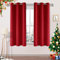 DWCN Blackout Curtains - Bedroom & Living Room Curtains, Eyelet Red, Thermal, 46 x 54 Inch, 2 Panels