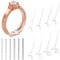 Haiou 14 Pack Ring Size Adjuster for Loose Rings, 14 Size Silicone Resizer Invisible Ring Spacer Fit for Women and Men's Different Band Widths