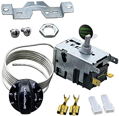 Gladwise Refrigerator Thermostat for True 988284 800382 Temperature Control