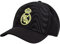 Offizielle Real Madrid Mütze Modell Schwarz Gelb Blancos Mütze Unisex Größe Erwachsene Jungen, Schwarz , XL