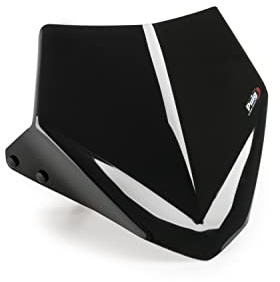 Puig 21412N New Generation Naked Sport optimierte Aerodynamik, Schwarz