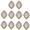 30x25mm Alloy Pearl Adhesive DIY Phone Case with Diamante Hair Accessories - Jelly Color - 30x25mm