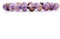 JoyasMinerales Bracelet en Quartz Fantôme Violet | 100% Pierres Naturelles Authentiques | Confortable & Élégant | Fil Élastique Coréen + Boîte Cadeau Incluse (Quartz Fantôme Violet, 8mm)