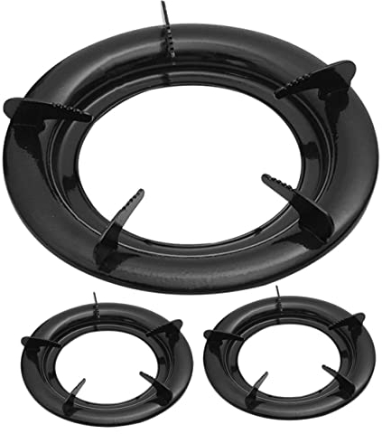KOMBIUDA 3 Piezas Soporte Redondo Gas Anillo Wok Reemplazable Anillo Wok Conveniente Quemador Wok Anillo Wok Reutilizable Aro Para Wok Planchar Estufa Olla Reemplazar