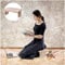 Faltbare Meditationsbank, kniender Hocker für Zen-Meditationshaltung, Yoga-Bank für längeres Üben, Yoga-Bank aus Holz, Meditationshocker, moderner klappbarer Gebetshocker