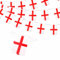 10m England Olympic 2024 Decorative Flags: St. George's 30 Flag Set for Football Events, National Days & Parties