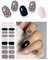 AutyaMee Semi Cured Gel Nail Strips (Pink Leopard), 20 Pcs Gel Nail Wraps, Stickers, UV Light Required, Salon Quality, Long Lasting