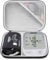 BOVKE Carrying Case Compatible with OMRON X4 Smart Automatic Upper Arm Blood Pressure Monitor with Cuff 22-42 cm, Mesh Pocket for Batteries and Charger, Black