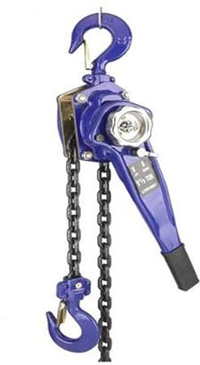 Treuil Manuel à chaîne Robuste 0,75-1,5 TX1,5 M, palan à chaîne à Levier Manuel, élingue de Levage pour Grue à Levier Manuel, matériau pour Levage de Moteur, Arbres et Engrenages (Couleur :