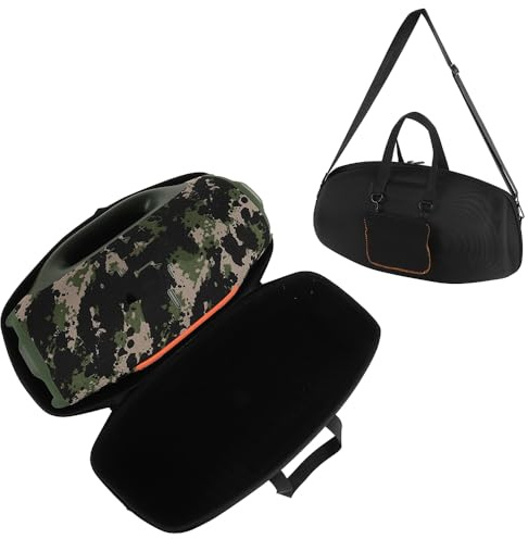Tragetasche für JBL Boombox 4 Lautsprecher, Aufbewahrungstasche, staubdichte Schutzhülle, tragbarer Organizer, Reisetasche mit Schultergurt und kleiner Tasche, EVA-Hartschalen-Halter für Boombox 4