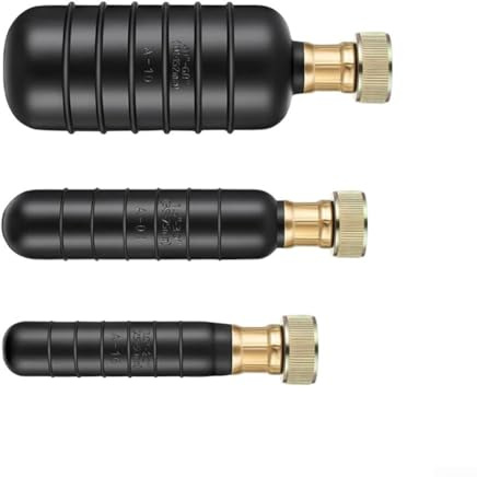 Abflussreinigungsblasen-Set 3-teilig für 2,5 cm bis 15,2 cm Rohre, robuster Gummi-Abflussreiniger für Waschbecken, Dusche, Küche, Pool, Abflüsse, funktioniert mit 40-80