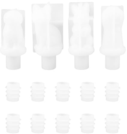 Healvian DIY Silikonform für Flaschenverschluss Gießform Epoxidharz Basteln Weinkorken mit Katzenpfote Katze Hund Hase Motiven für Kreative Handwerksprojekte