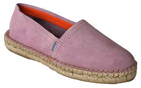 LEON - Espadrillas in pelle rosa bebé (46)