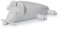 Kilo Silicone Non-Slip Door Mouse Wedge/Stopper-French Grey, One Size