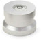 Dynavox Single Puck ASP3 - Adattatore in alluminio per dischi singoli, 45, libellula integrata per la regolazione del giradischi, colore: Argento