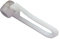rewagi Gardinenröllchen Rollringe mit Langer Haken 33mm - Rolle Ø 8mm – weiß - 25, 50, 100, 200, 500, 1000 Stück (100 Stück)